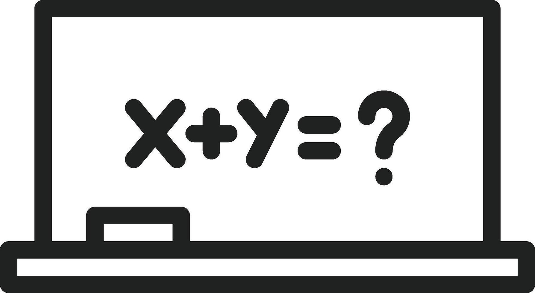 Algebra icon vector image. Suitable for mobile apps, web apps and print media.