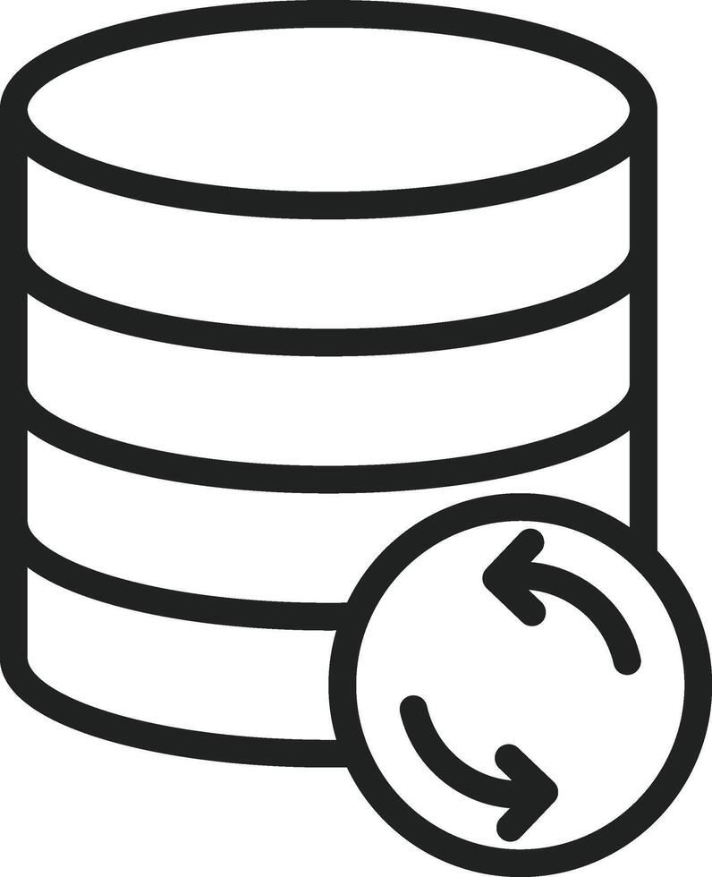 Backup icon vector image. Suitable for mobile apps, web apps and print media.