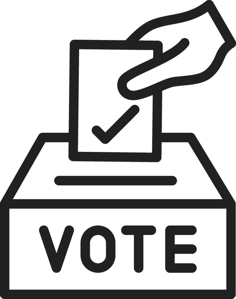 Ballot Paper icon vector image. Suitable for mobile apps, web apps and print media.