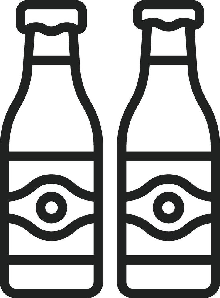 Beer Bottle icon vector image. Suitable for mobile apps, web apps and print media.