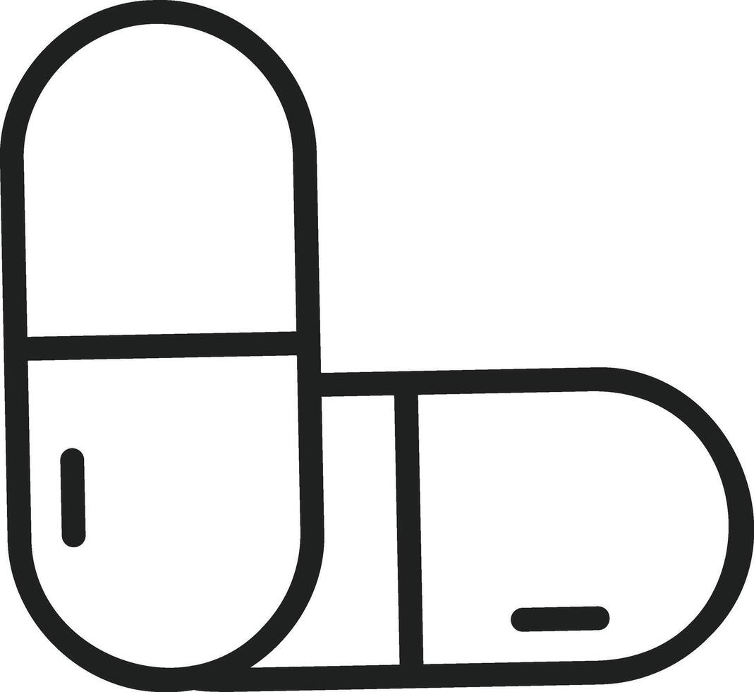 Capsules icon vector image. Suitable for mobile apps, web apps and print media.