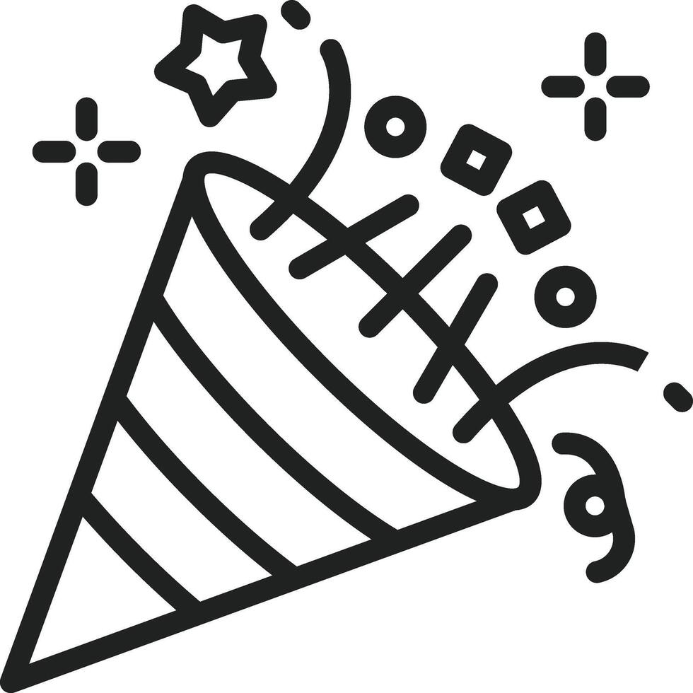 Celebration icon vector image. Suitable for mobile apps, web apps and print media.