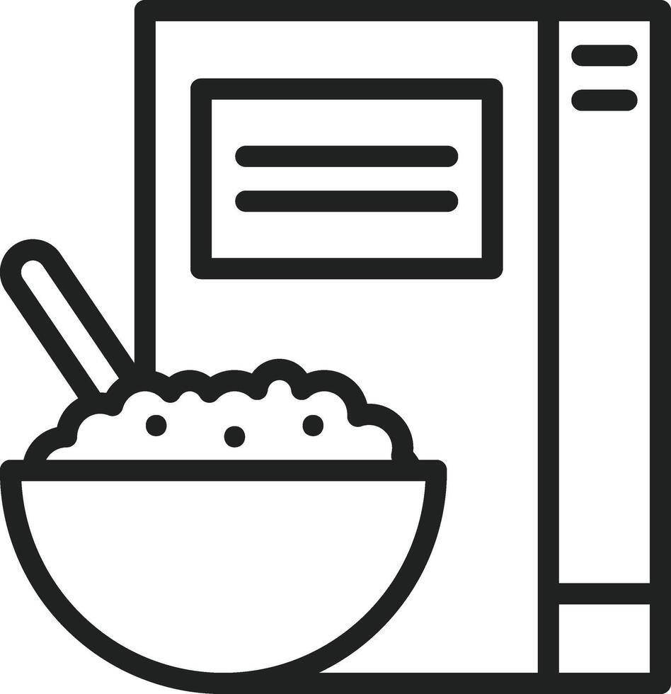 Cereals icon vector image. Suitable for mobile apps, web apps and print media.
