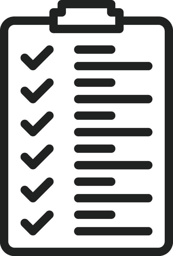 Checklist icon vector image. Suitable for mobile apps, web apps and print media.