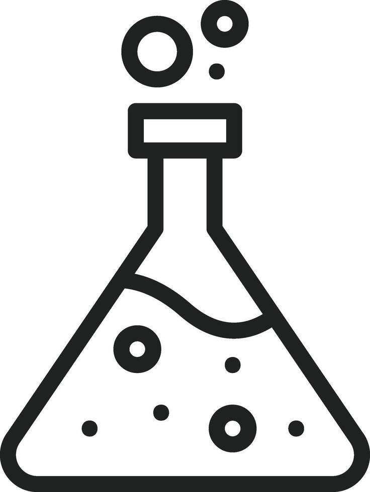 Chemistry icon vector image. Suitable for mobile apps, web apps and print media.