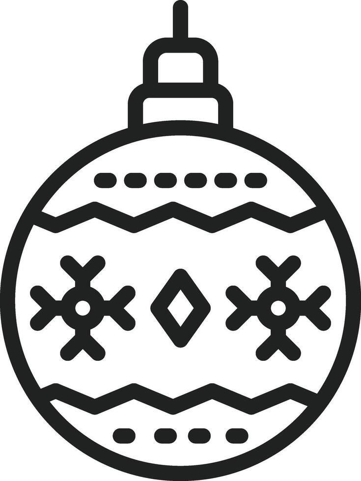 Christmas Ball icon vector image. Suitable for mobile apps, web apps and print media.