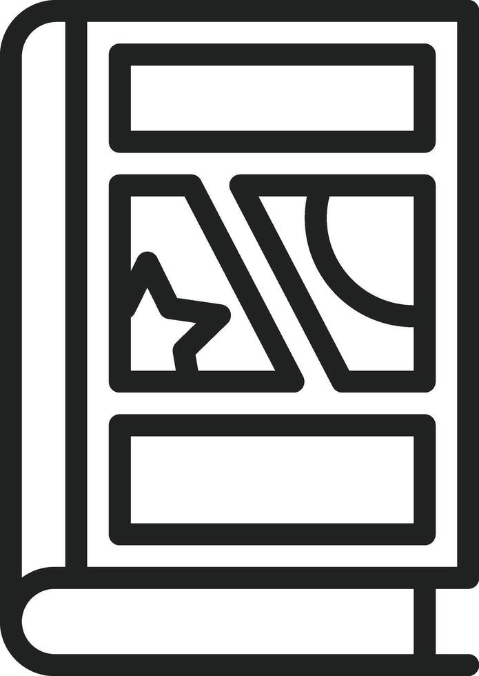 Comic Book icon vector image. Suitable for mobile apps, web apps and print media.