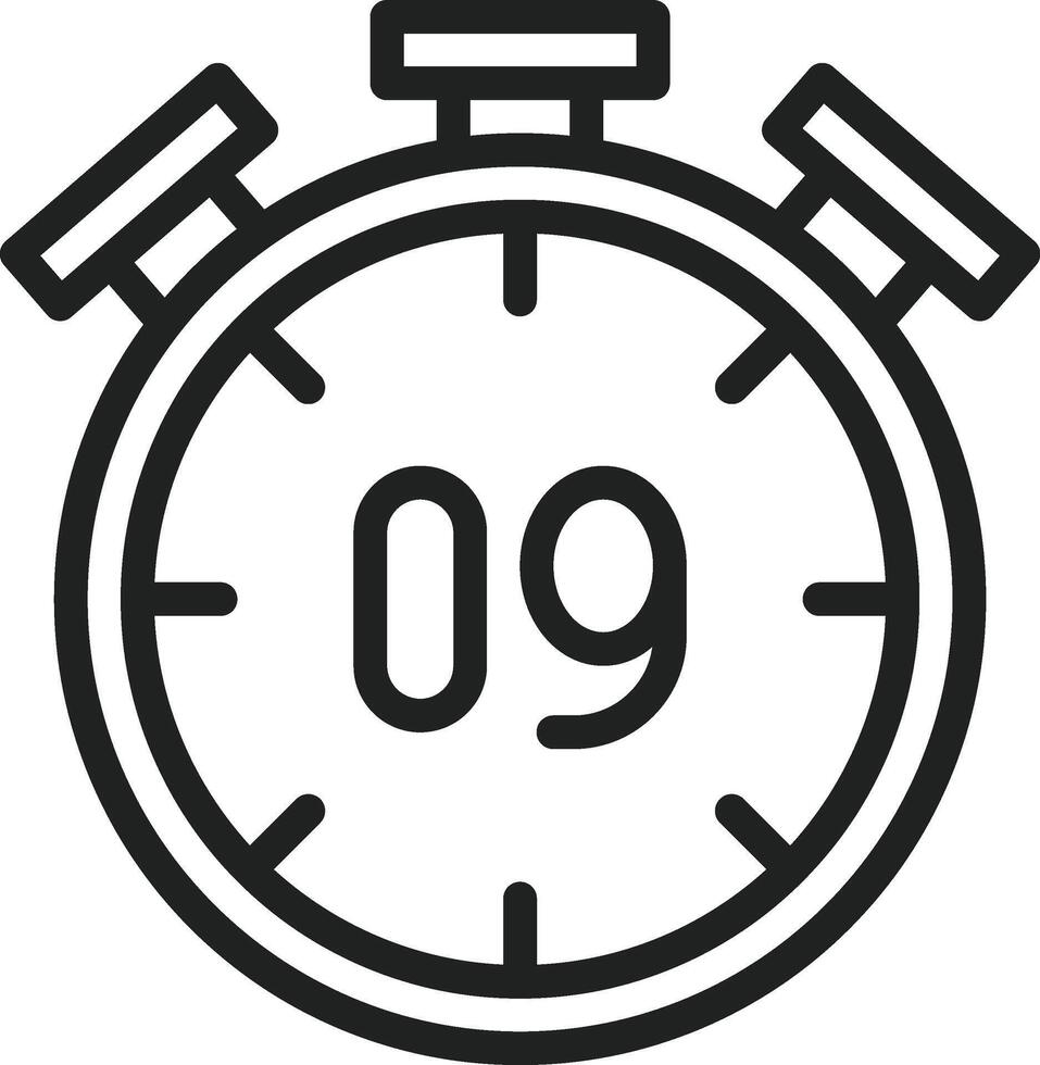 Countdown icon vector image. Suitable for mobile apps, web apps and print media.
