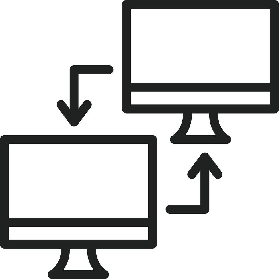 Data Transfer icon vector image. Suitable for mobile apps, web apps and print media.
