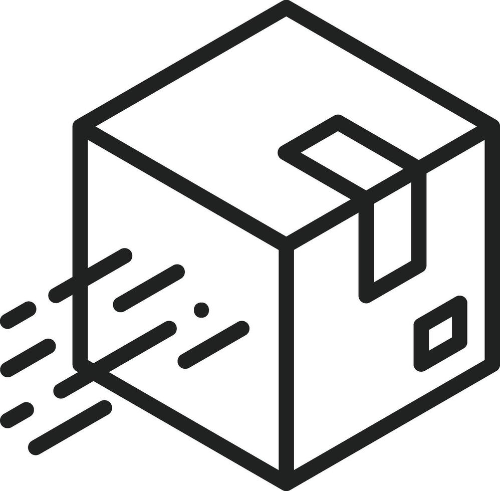 Delivery Box icon vector image. Suitable for mobile apps, web apps and print media.