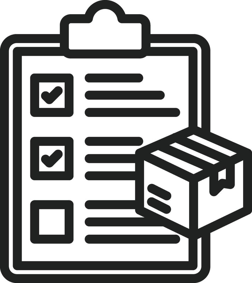 Delivery List icon vector image. Suitable for mobile apps, web apps and print media.