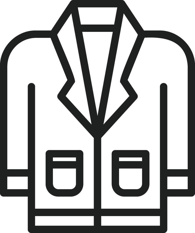 Doctor Coat icon vector image. Suitable for mobile apps, web apps and print media.
