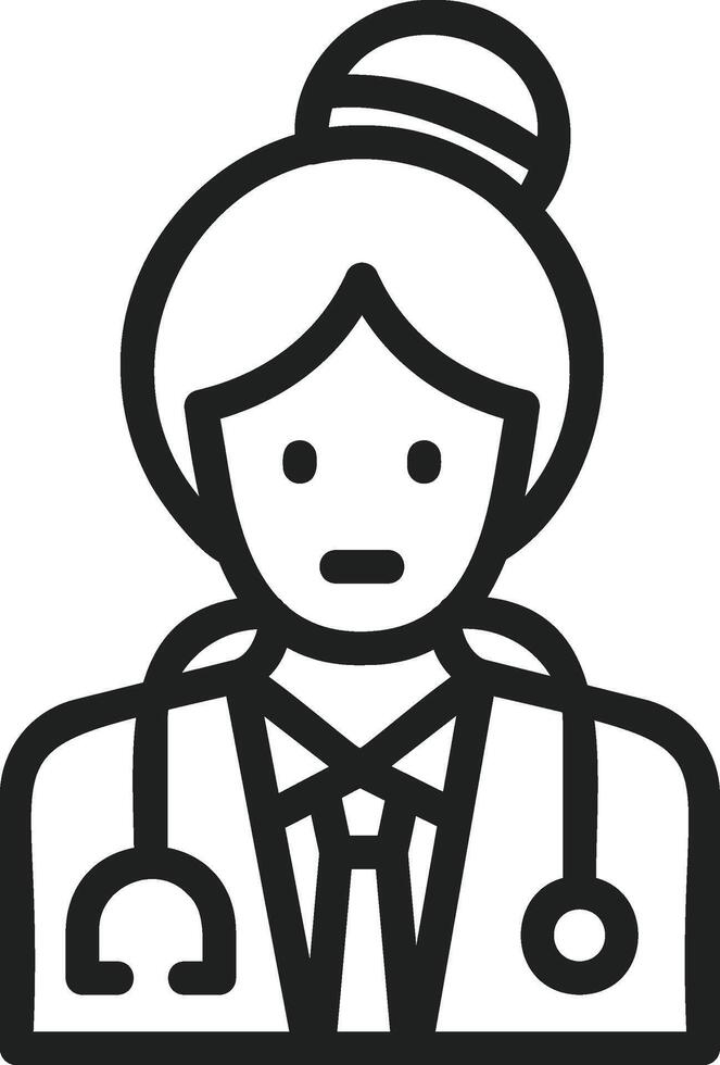 Doctor icon vector image. Suitable for mobile apps, web apps and print media.