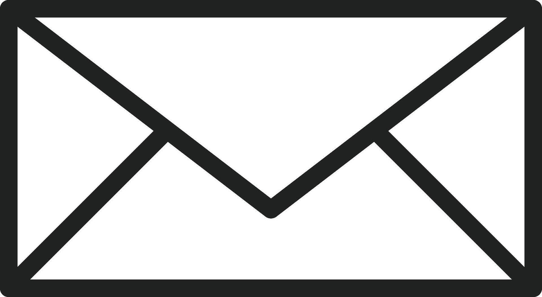 Email icon vector image. Suitable for mobile apps, web apps and print media.