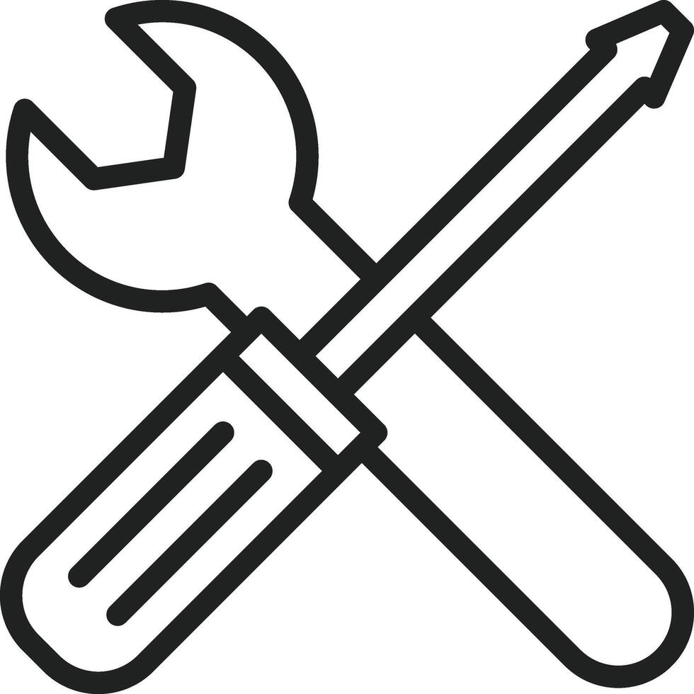 Fix icon vector image. Suitable for mobile apps, web apps and print media.