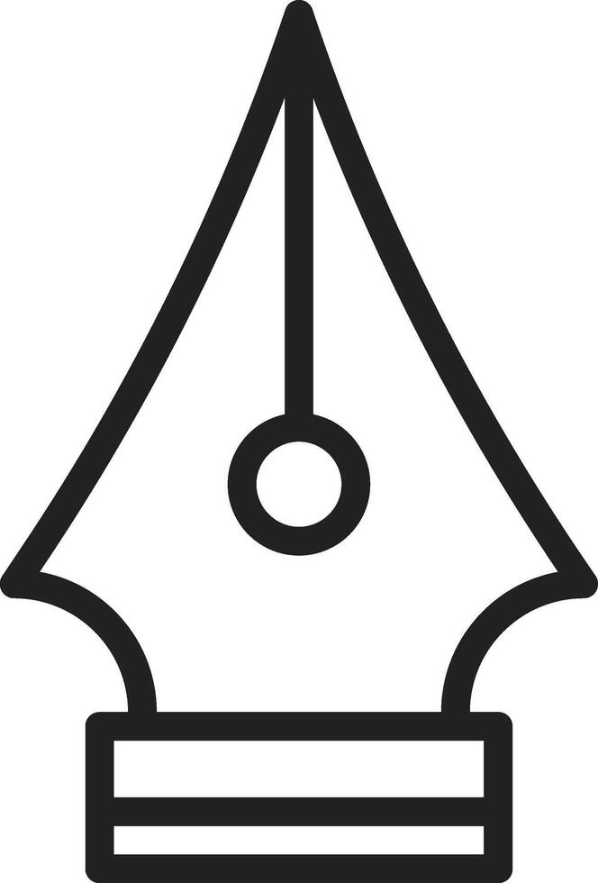 Fountain Pen icon vector image. Suitable for mobile apps, web apps and print media.