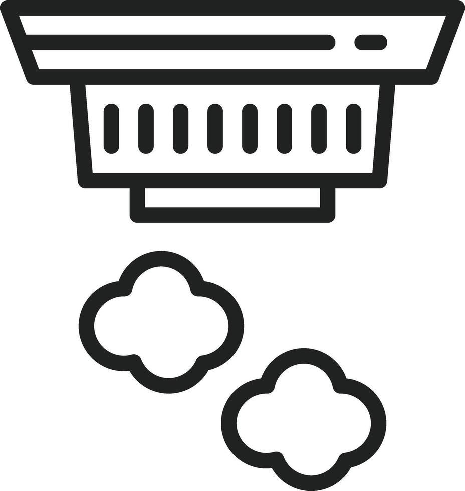 Gas Detector icon vector image. Suitable for mobile apps, web apps and print media.