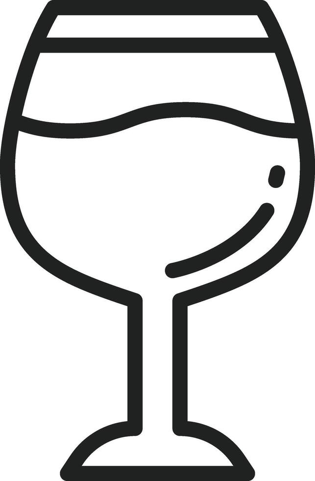 Glass icon vector image. Suitable for mobile apps, web apps and print media.