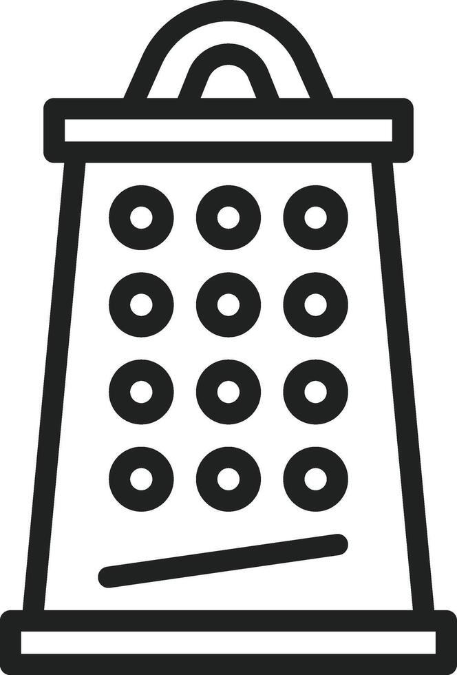 Grater icon vector image. Suitable for mobile apps, web apps and print media.