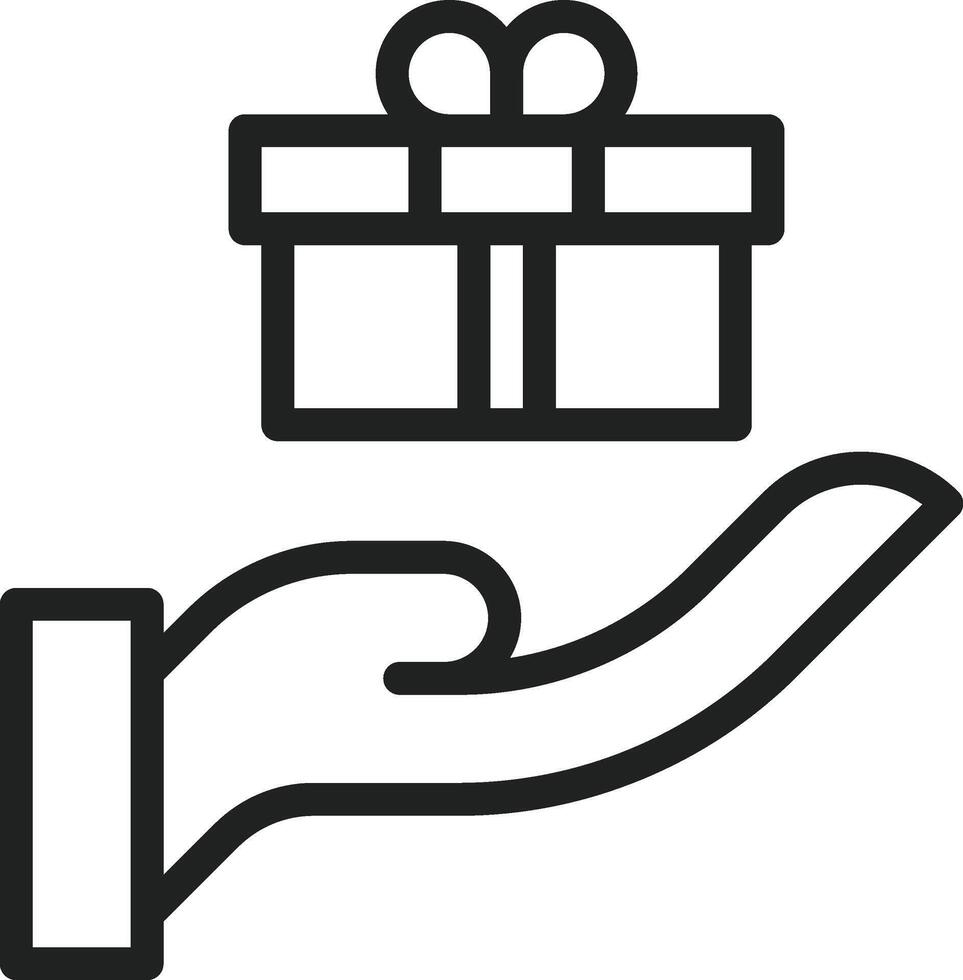 Hand Over icon vector image. Suitable for mobile apps, web apps and print media.