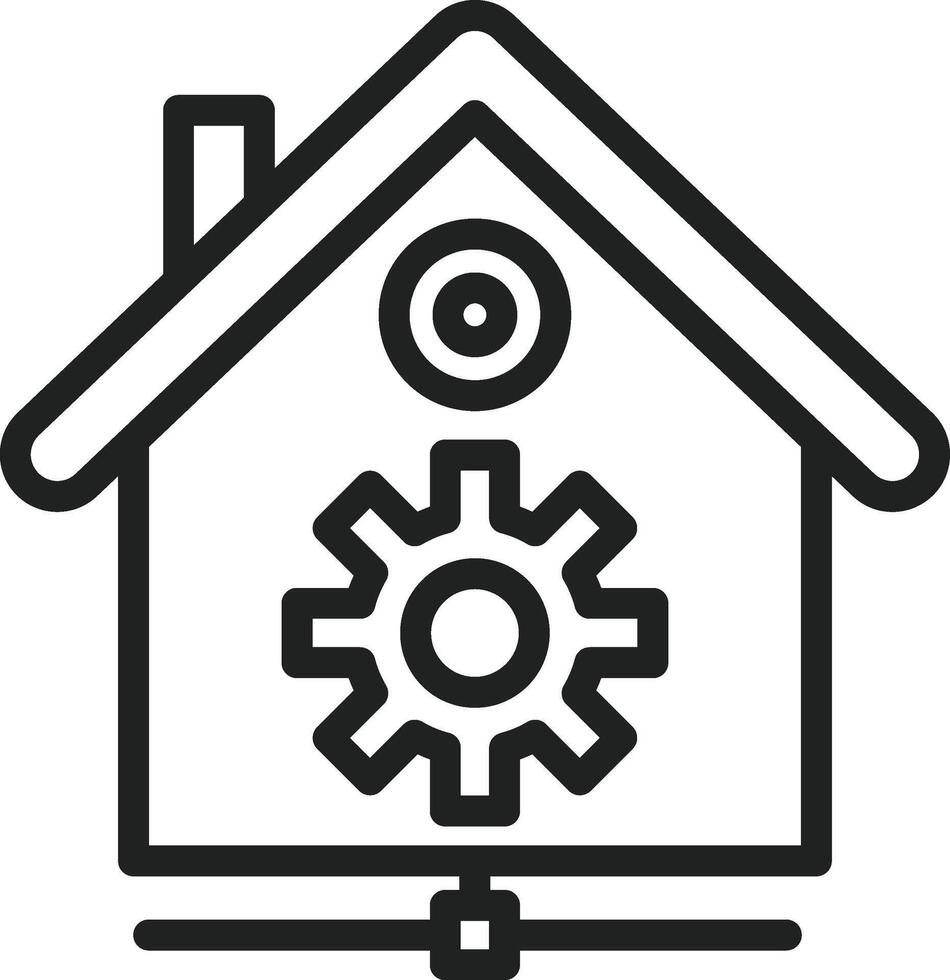 Home Automation icon vector image. Suitable for mobile apps, web apps and print media.