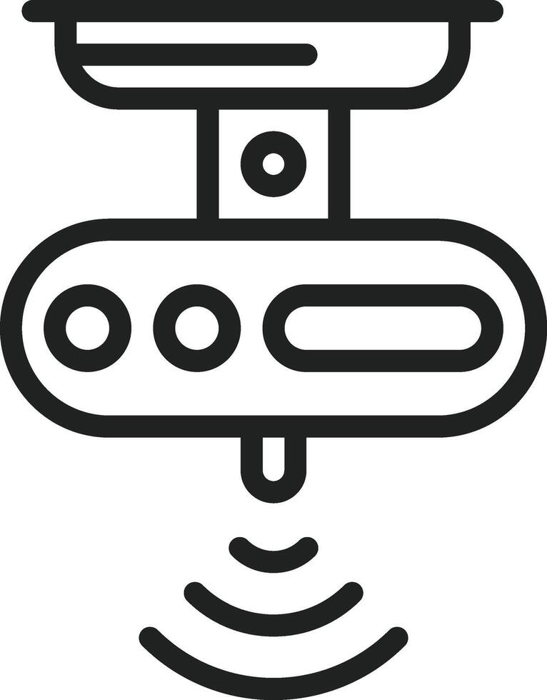 Infrared Sensor icon vector image. Suitable for mobile apps, web apps and print media.