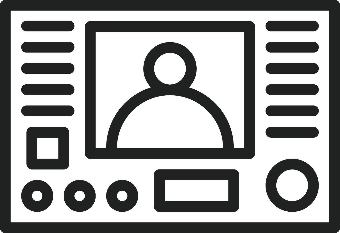 Intercom icon vector image. Suitable for mobile apps, web apps and print media.