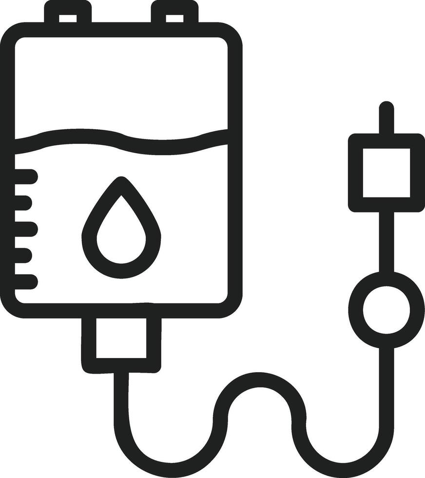 IV Bag icon vector image. Suitable for mobile apps, web apps and print media.