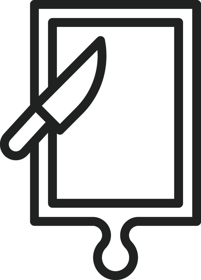 Kitchen Board icon vector image. Suitable for mobile apps, web apps and print media.