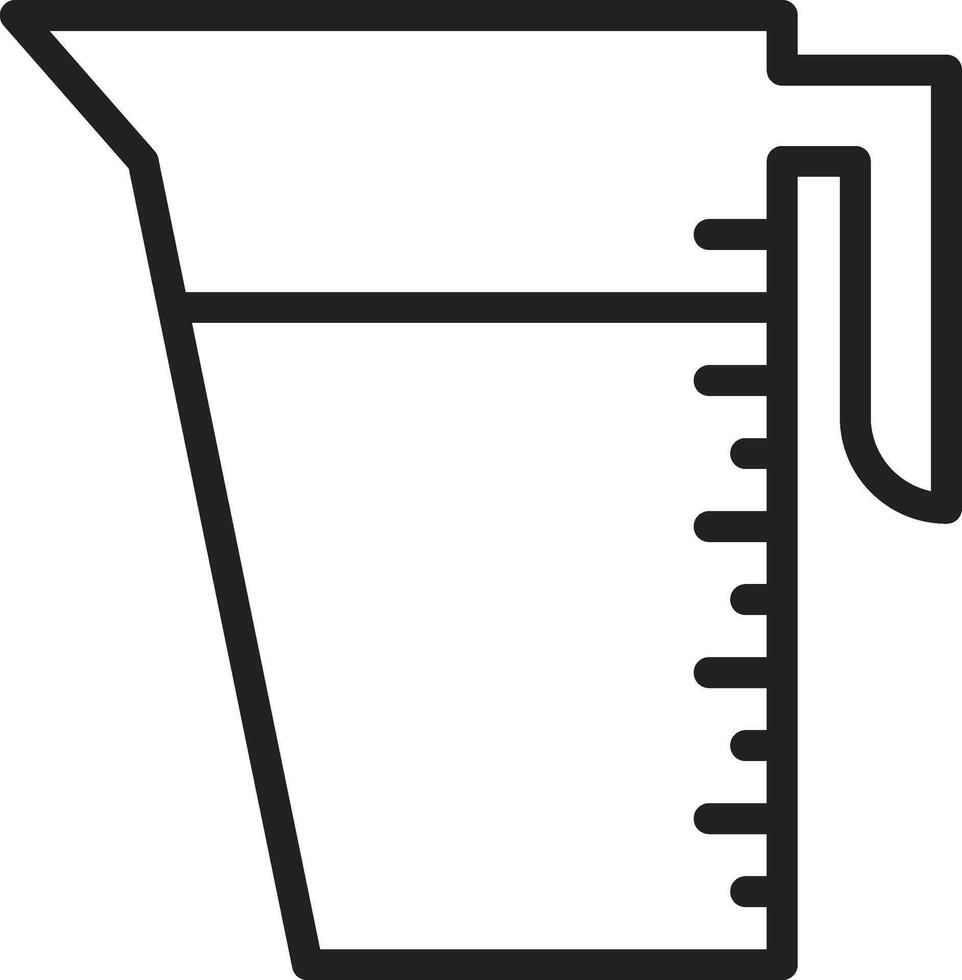 Measuring Cup icon vector image. Suitable for mobile apps, web apps and print media.