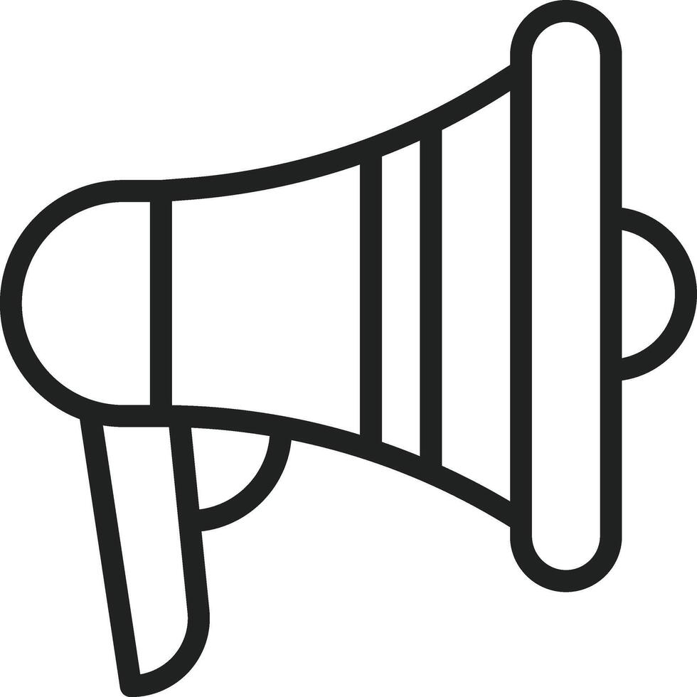 Megaphone icon vector image. Suitable for mobile apps, web apps and print media.
