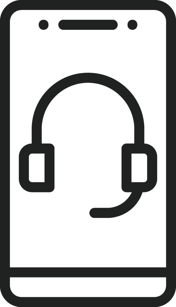 Mobilephone Support icon vector image. Suitable for mobile apps, web apps and print media.