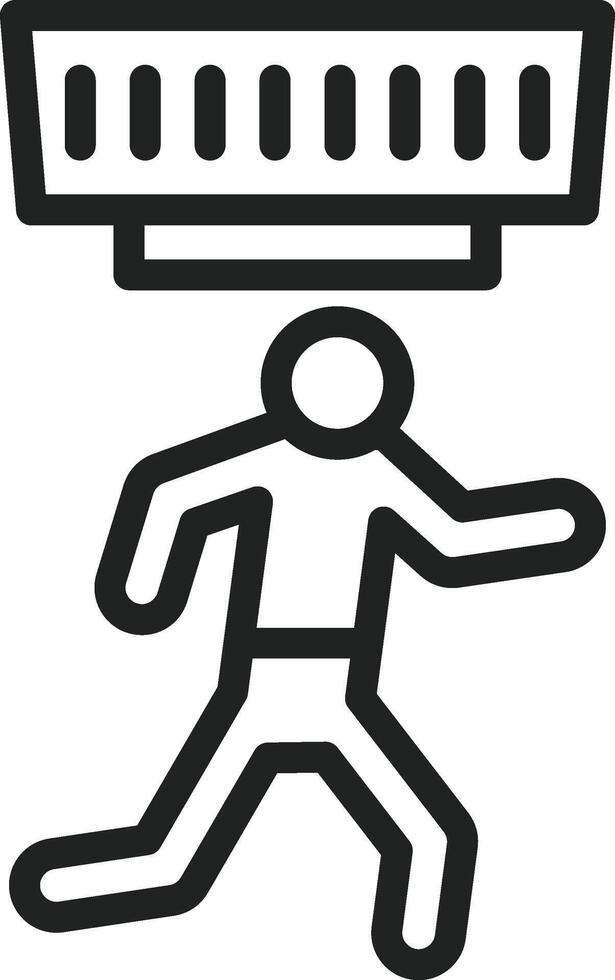 Move Sensor icon vector image. Suitable for mobile apps, web apps and print media.