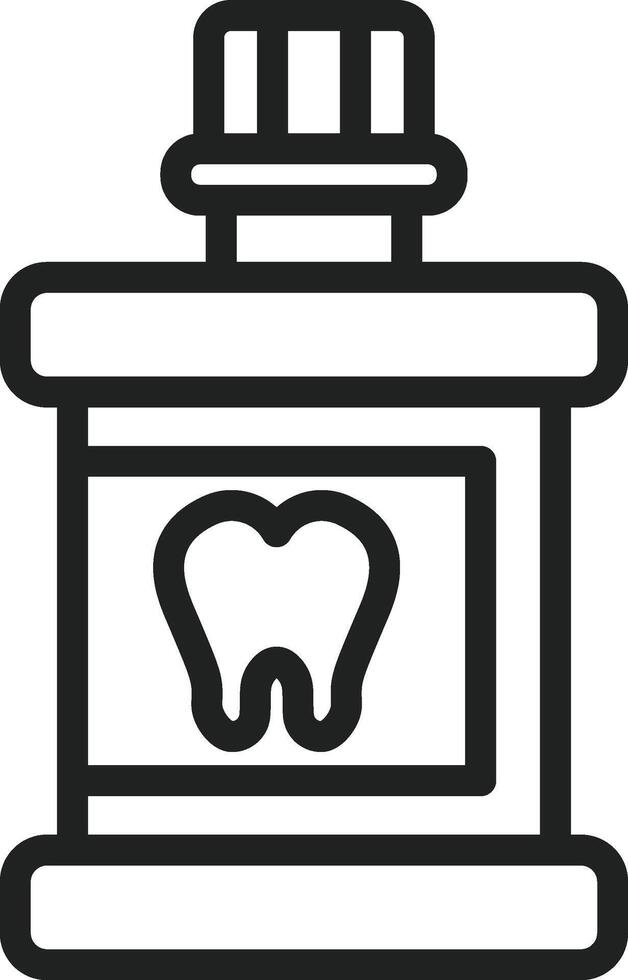 Mouthwash icon vector image. Suitable for mobile apps, web apps and print media.