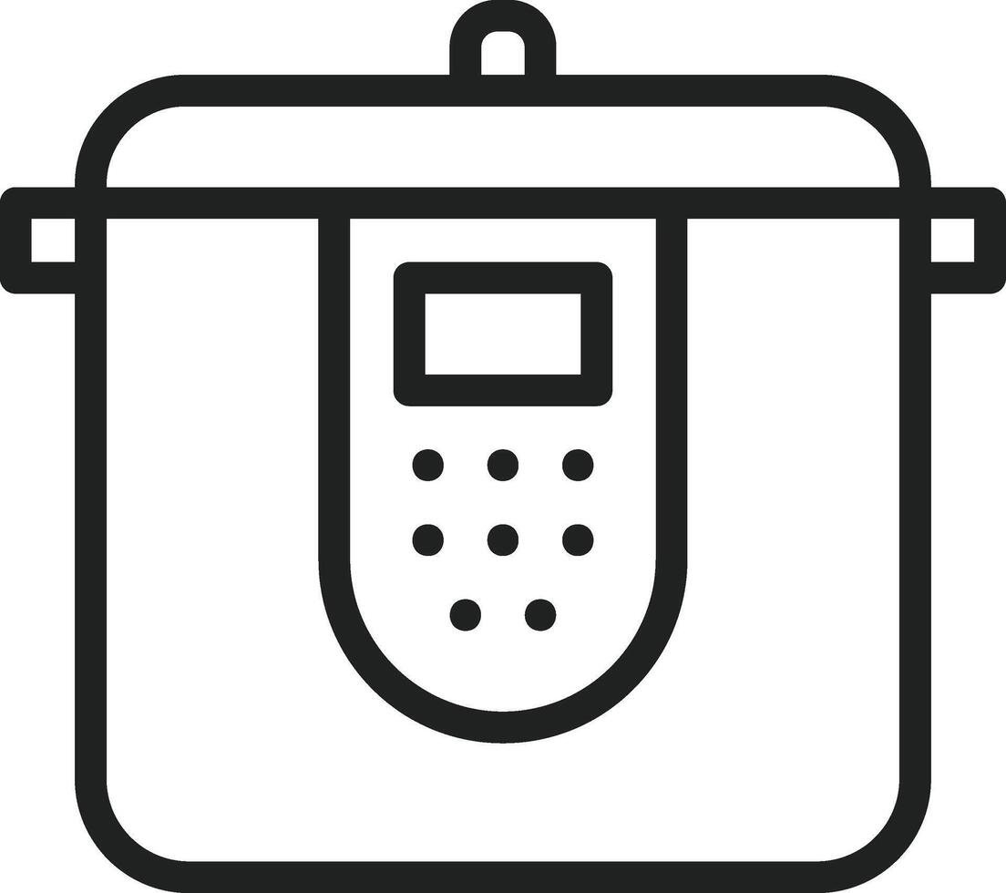 Multi Cooker icon vector image. Suitable for mobile apps, web apps and print media.