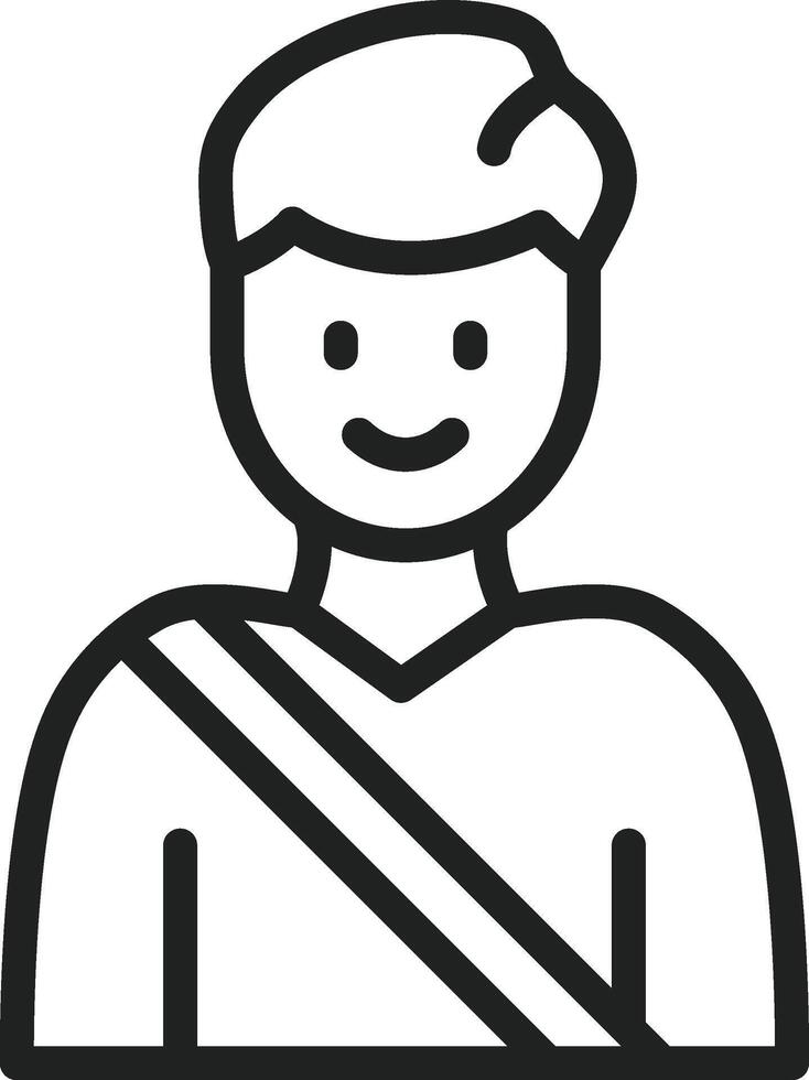 Passenger icon vector image. Suitable for mobile apps, web apps and print media.