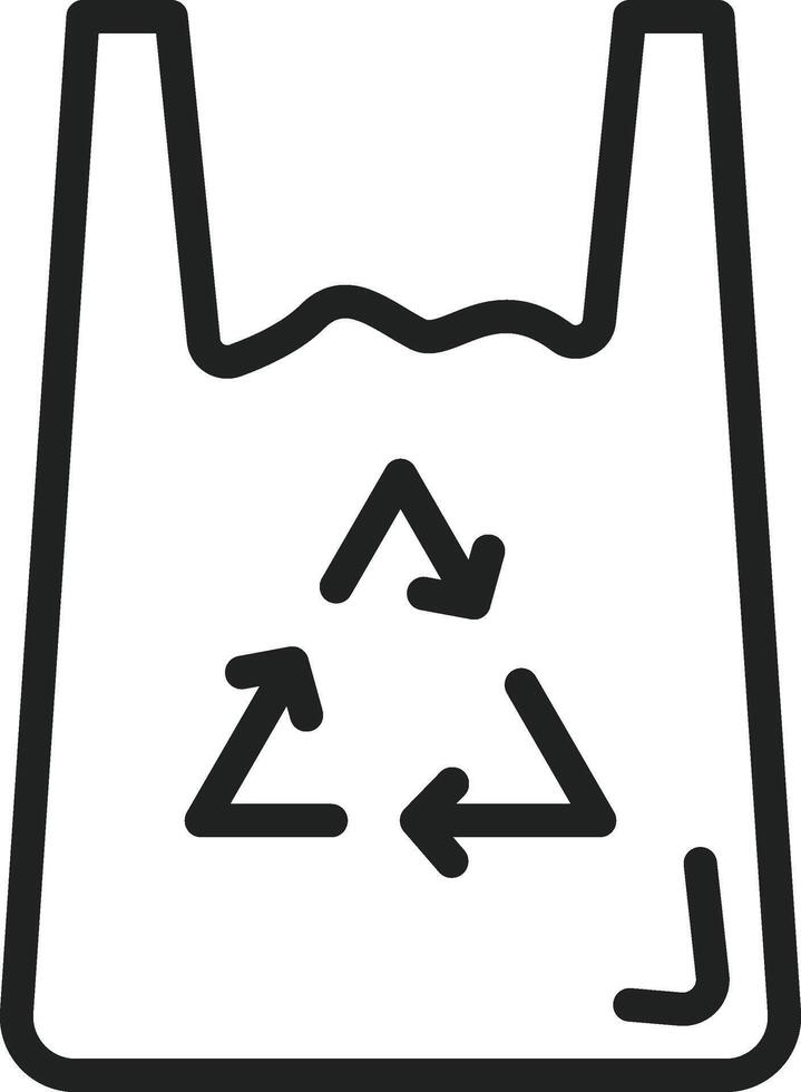 Plastic Bag icon vector image. Suitable for mobile apps, web apps and print media.