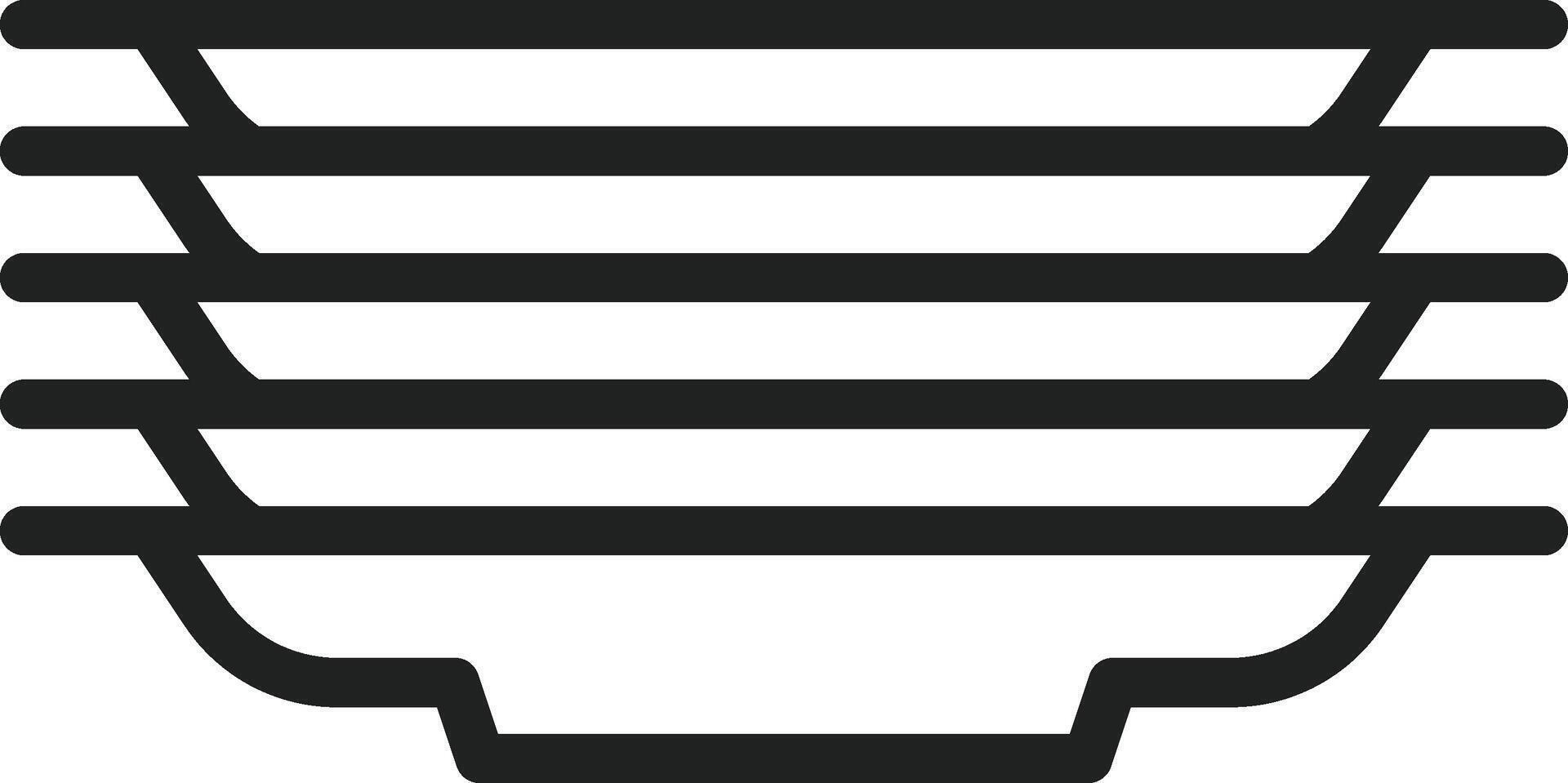 Plates icon vector image. Suitable for mobile apps, web apps and print media.