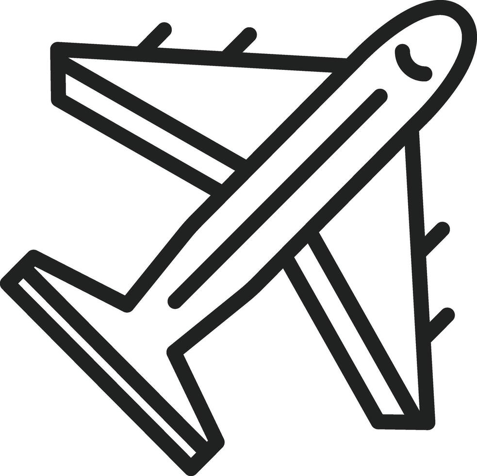 Plane icon vector image. Suitable for mobile apps, web apps and print media.