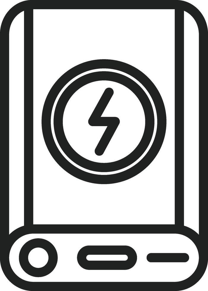 Power Bank icon vector image. Suitable for mobile apps, web apps and print media.