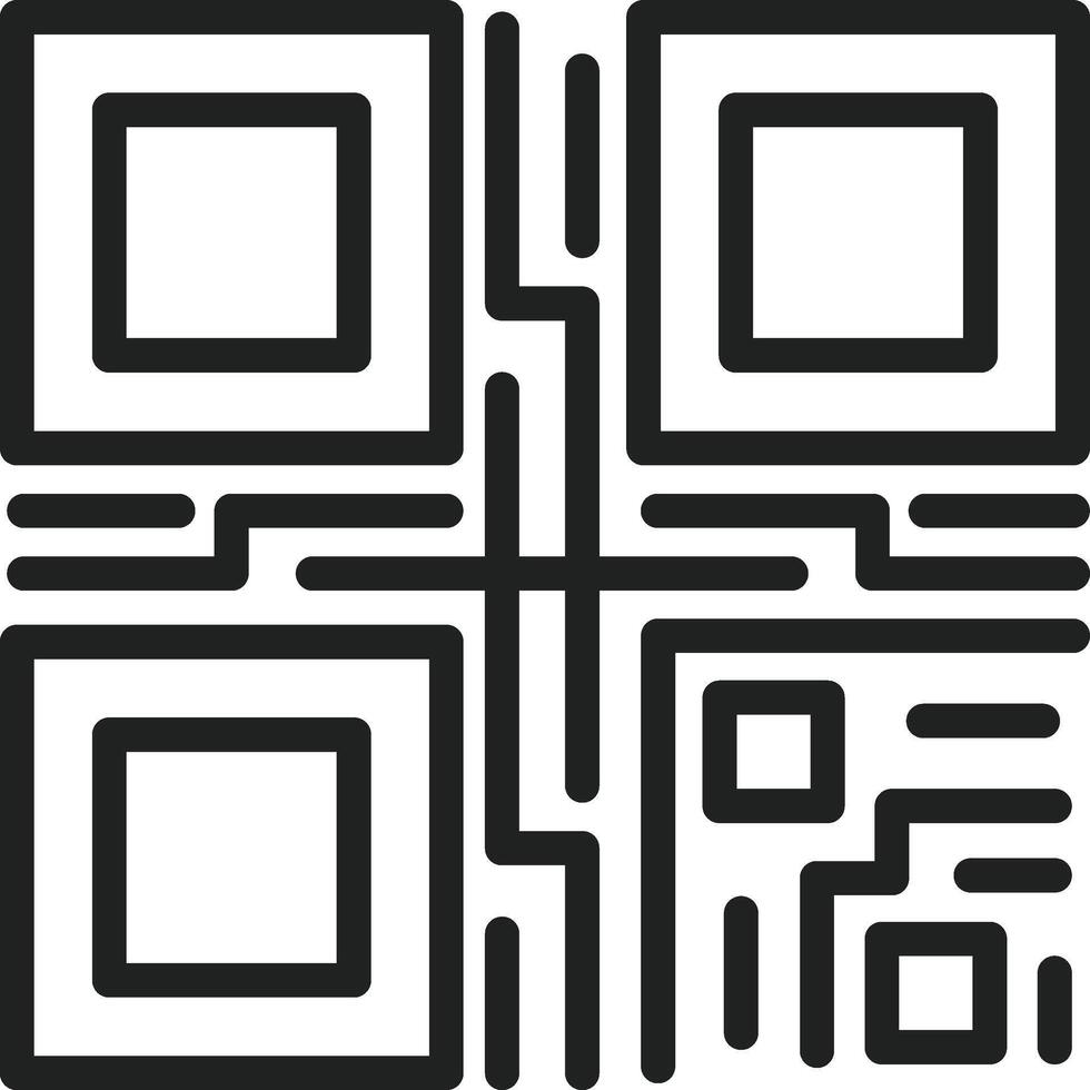 Qr Code icon vector image. Suitable for mobile apps, web apps and print media.