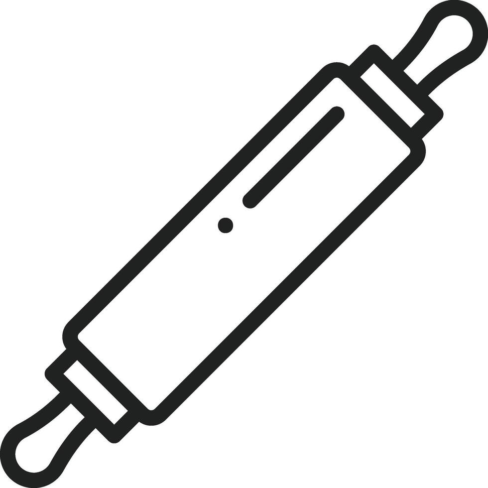 Rolling Pin icon vector image. Suitable for mobile apps, web apps and print media.