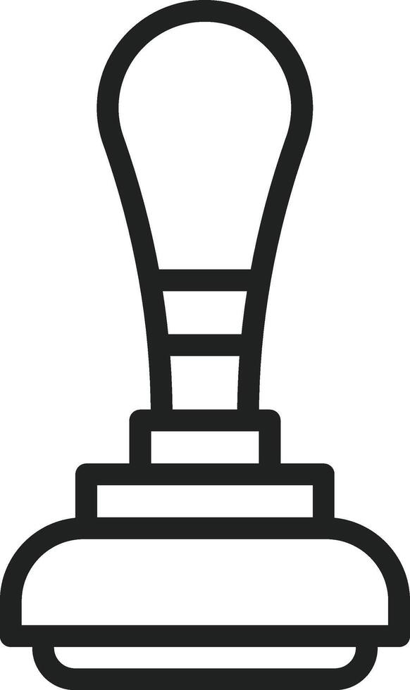 Rubber Stamp icon vector image. Suitable for mobile apps, web apps and print media.