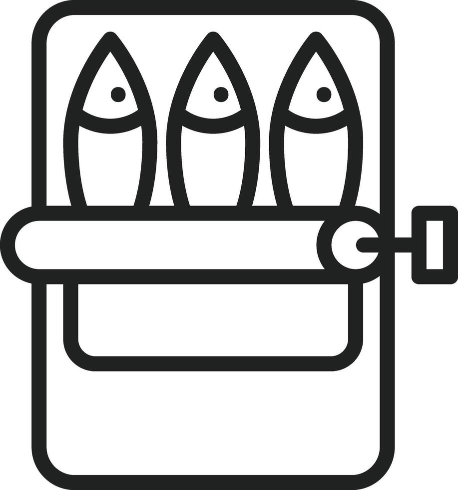 Sardines icon vector image. Suitable for mobile apps, web apps and print media.