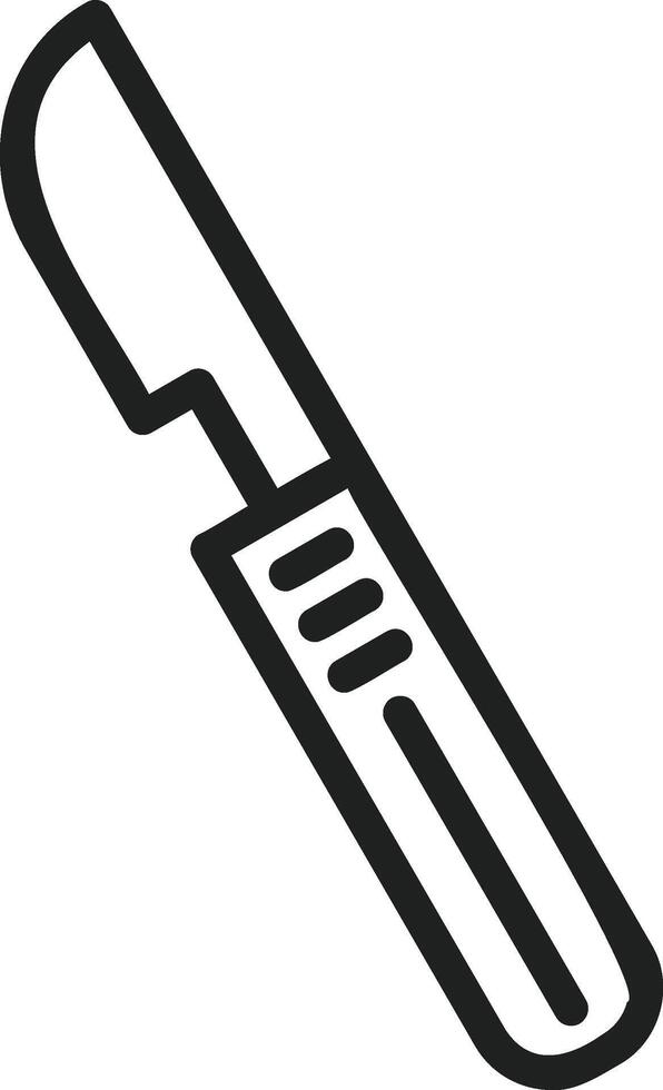 Scalpel icon vector image. Suitable for mobile apps, web apps and print media.
