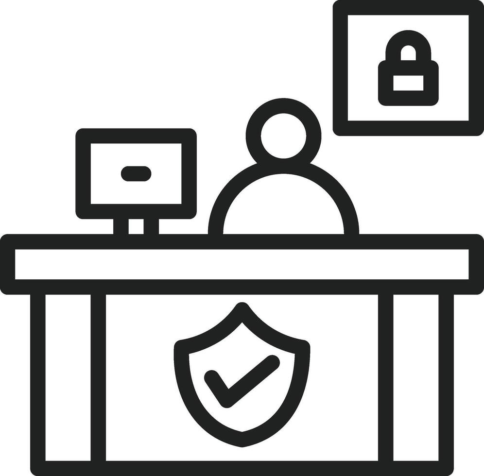 Security Control icon vector image. Suitable for mobile apps, web apps and print media.