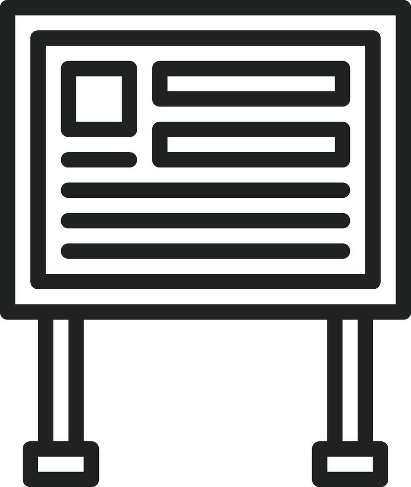 Signage icon vector image. Suitable for mobile apps, web apps and print media.