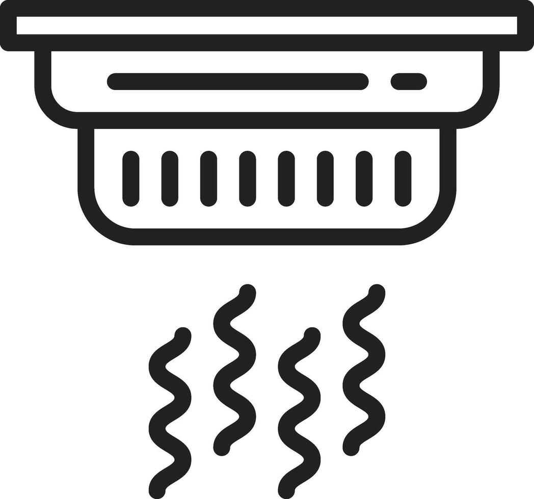 Smoke Detector icon vector image. Suitable for mobile apps, web apps and print media.