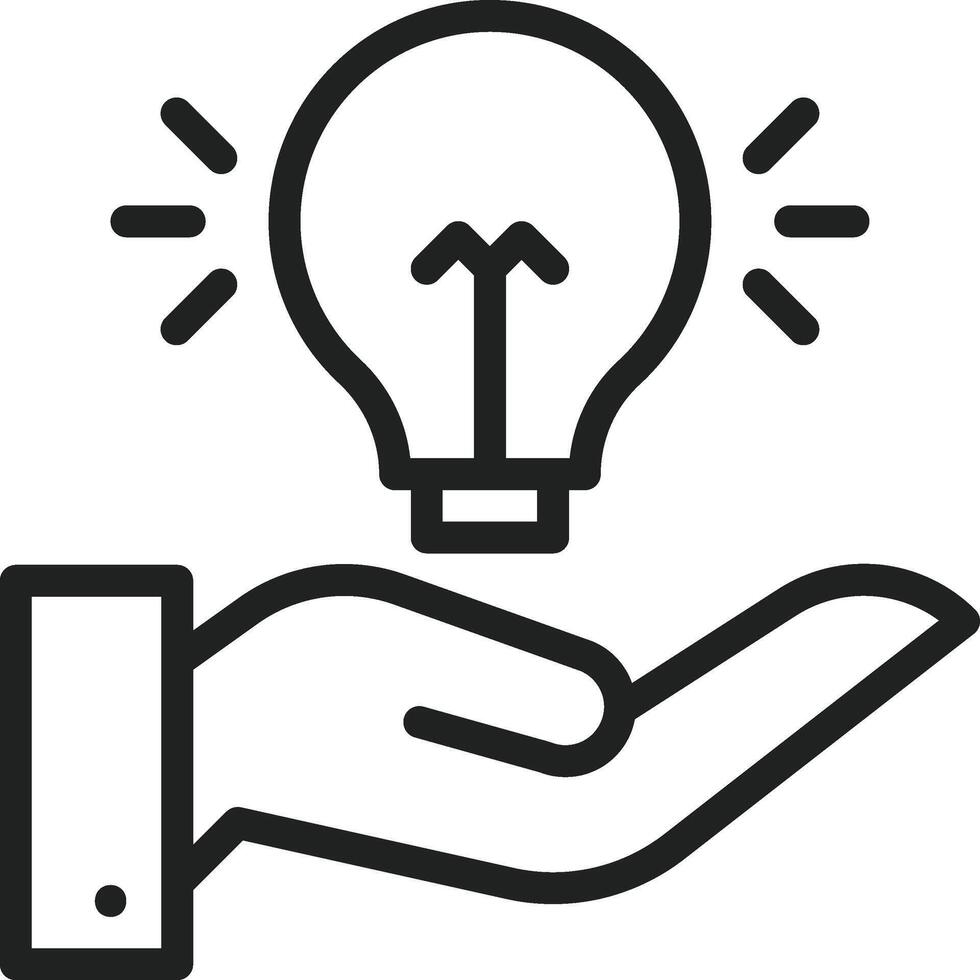 Solution icon vector image. Suitable for mobile apps, web apps and print media.