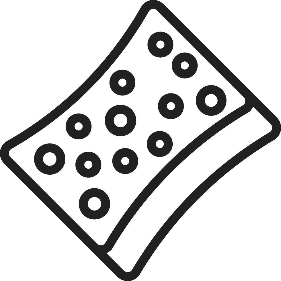 Sponge icon vector image. Suitable for mobile apps, web apps and print media.